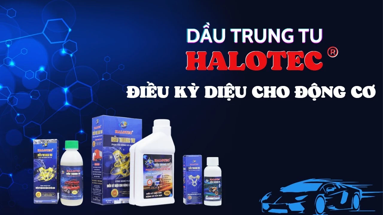 Hướng dẫn sử dụng dầu trung tu phục hồi động cơ Halotec cho ô tô