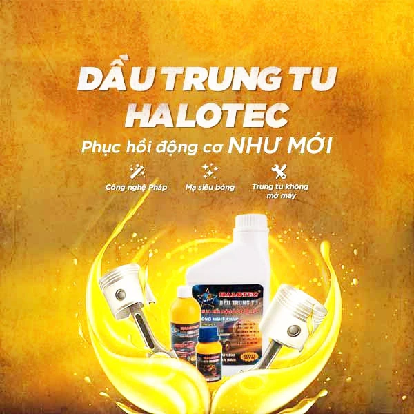 Dầu trung tu & phục hồi động cơ Halotec